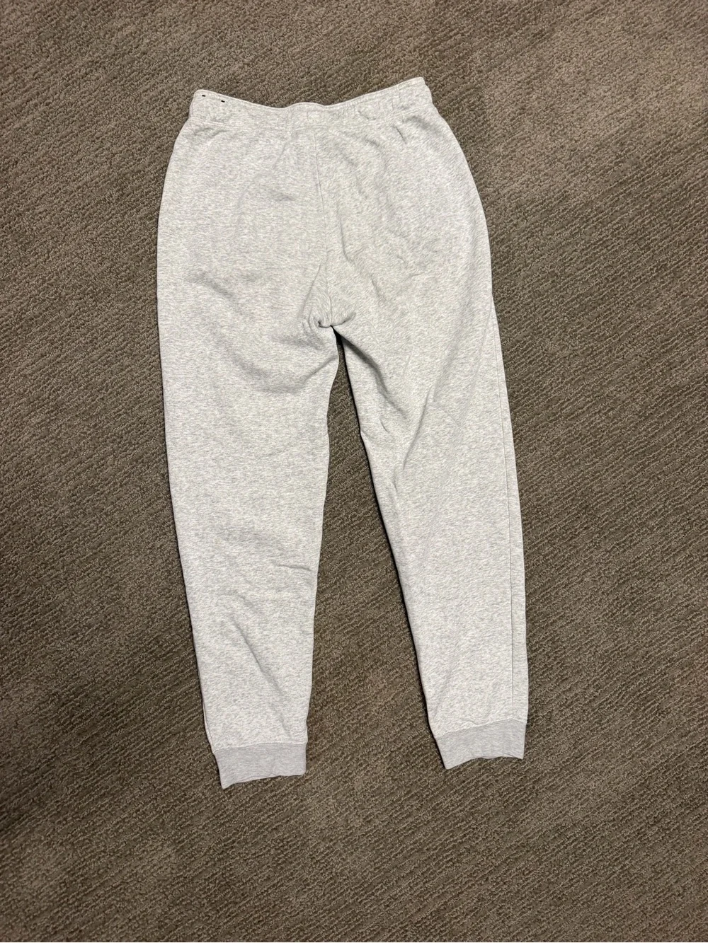 Nike Light Gray Kids Jogger Pants with White Logo